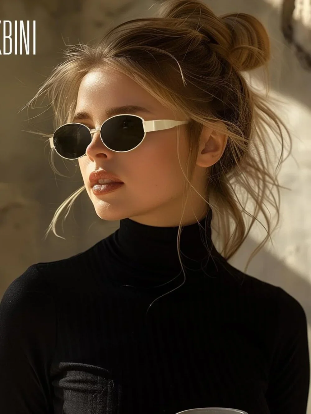 Chic Women's Retro Polarized Sunglasses with UV Protection - Trendy Oval Design
